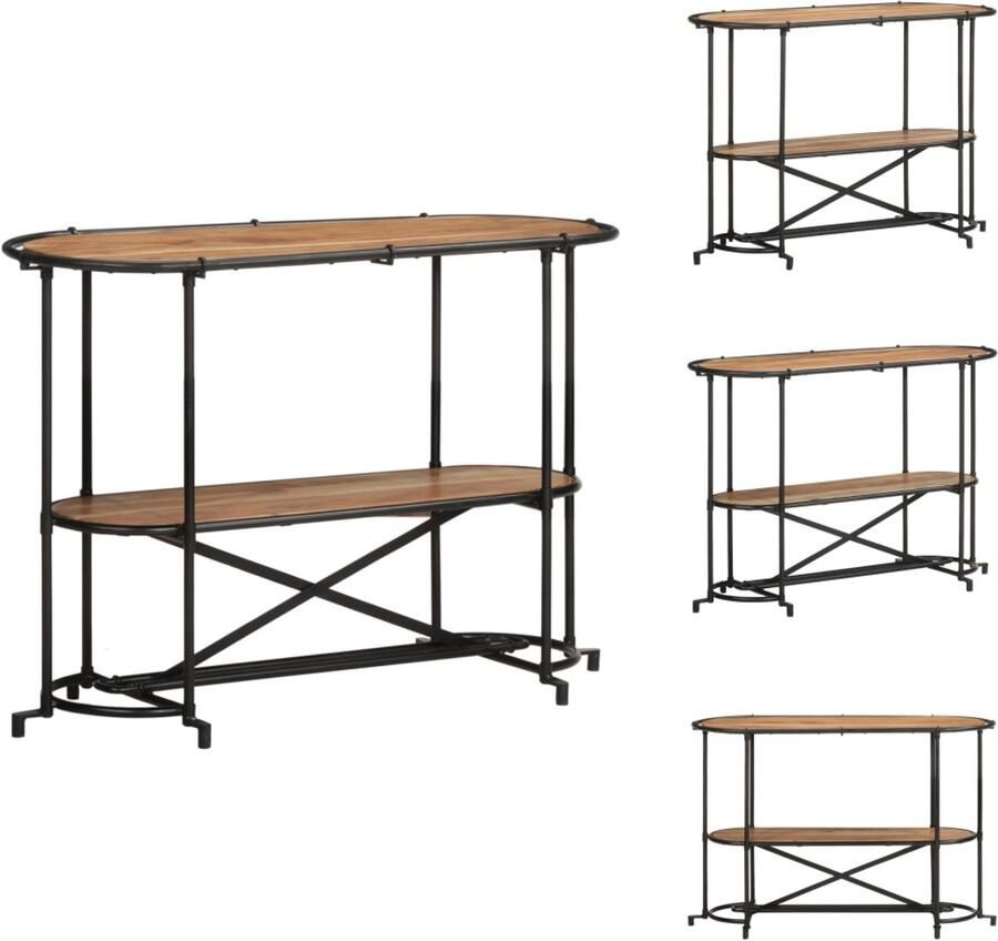 VidaXL Consoletafel Console Tafels Banktafel Haltafel Wandtafel 110x42x76 cm massief acaciahout