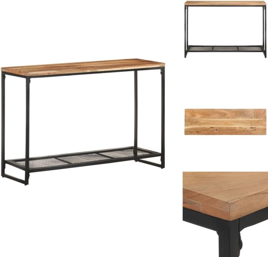 VidaXL Consoletafel Consoletafels Wandtafel Wandtafels Wandtafel 110x35x75 cm massief acaciahout