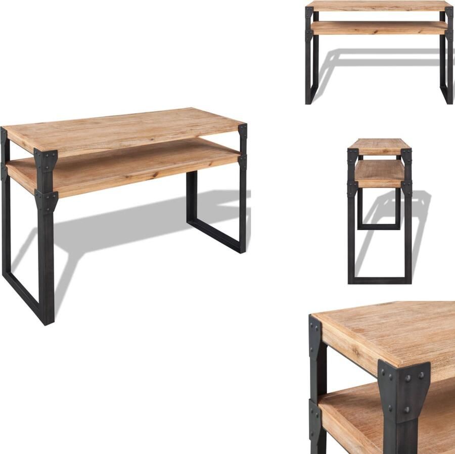 VidaXL Consoletafel Consoletafels Wandtafel Wandtafels Wandtafel 120x40x85 cm massief acaciahout