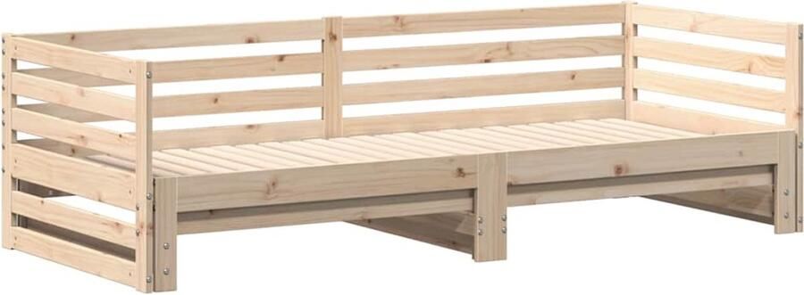 VidaXL Dagbed met onderschuifbed zonder matras 80x200 cm