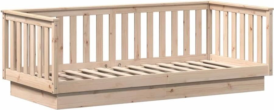 VidaXL Dagbed zonder matras 90x200 cm massief grenenhout