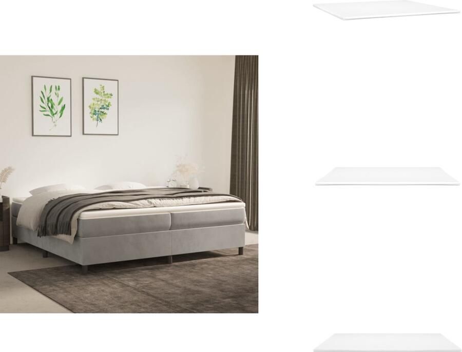 VidaXL Dekmatras Comfort 200 x 200 x 5 cm Huidvriendelijke stof Topmatras