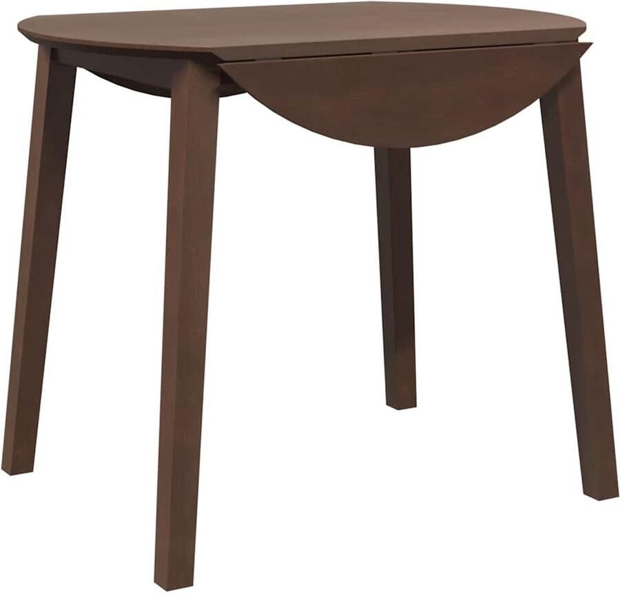 VidaXL Eettafel Eettafels Eetkamertafel Keukentafel Eettafel bruin massief hout rubber