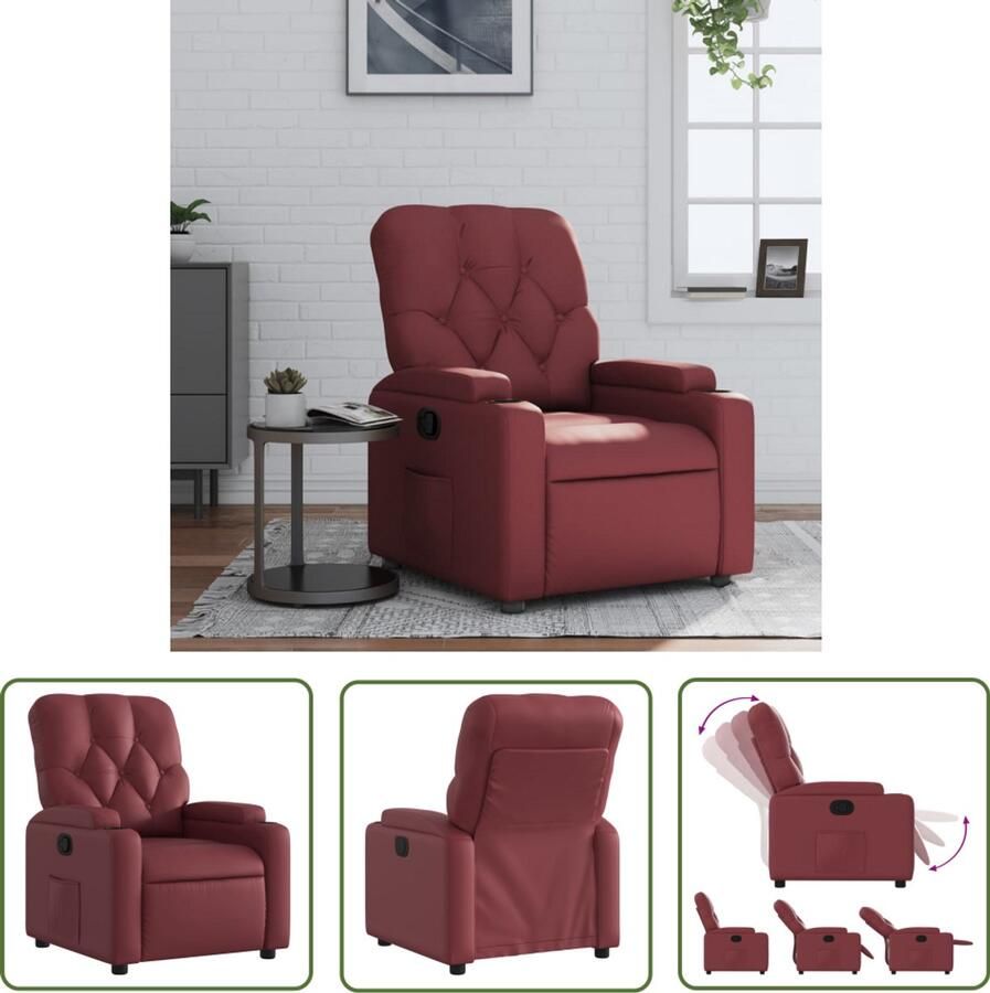 VidaXL Draaiend Koppel Dynamische Sleutel Fauteuil verstelbaar kunstleer wijnrood Gereedschap Mechanica Set Sleutels Draper Tools