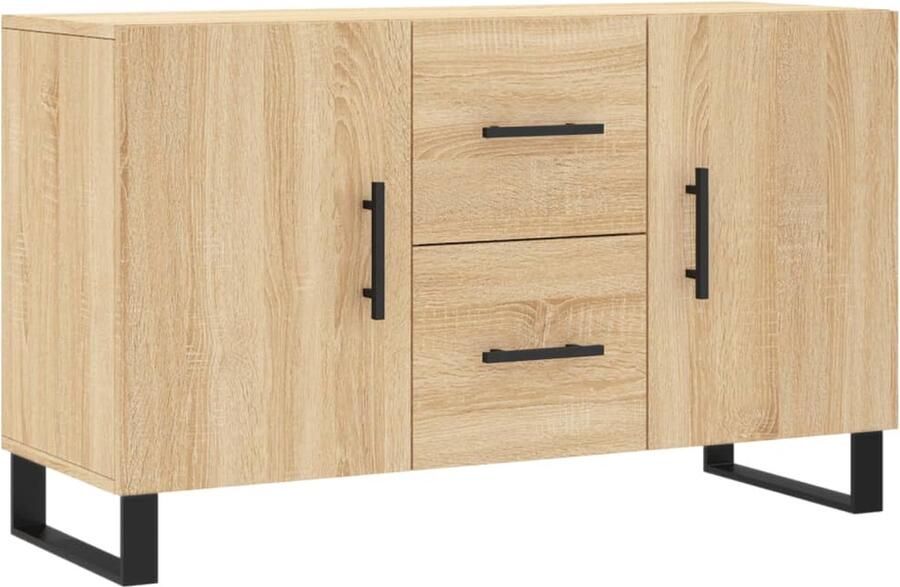 VidaXL Dressoir 100x36x60 cm Sonoma eiken Dressoir Salontafel Houten Dressoir Vintage Dressoir Modern Dressoir