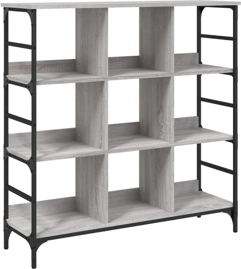 VidaXL Dressoir 102x32x103 5 cm Grijs Sonoma Eiken Dressoir Opbergkast Salontafel Houten Dressoir Grijze Dressoir