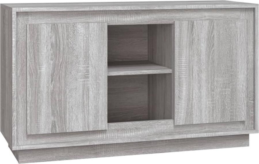 VidaXL Dressoir 102x35x60 cm Grijs Sonoma Eiken Dressoir Grijze Dressoirs Houten Dressoir Salontafel Tv Meubel