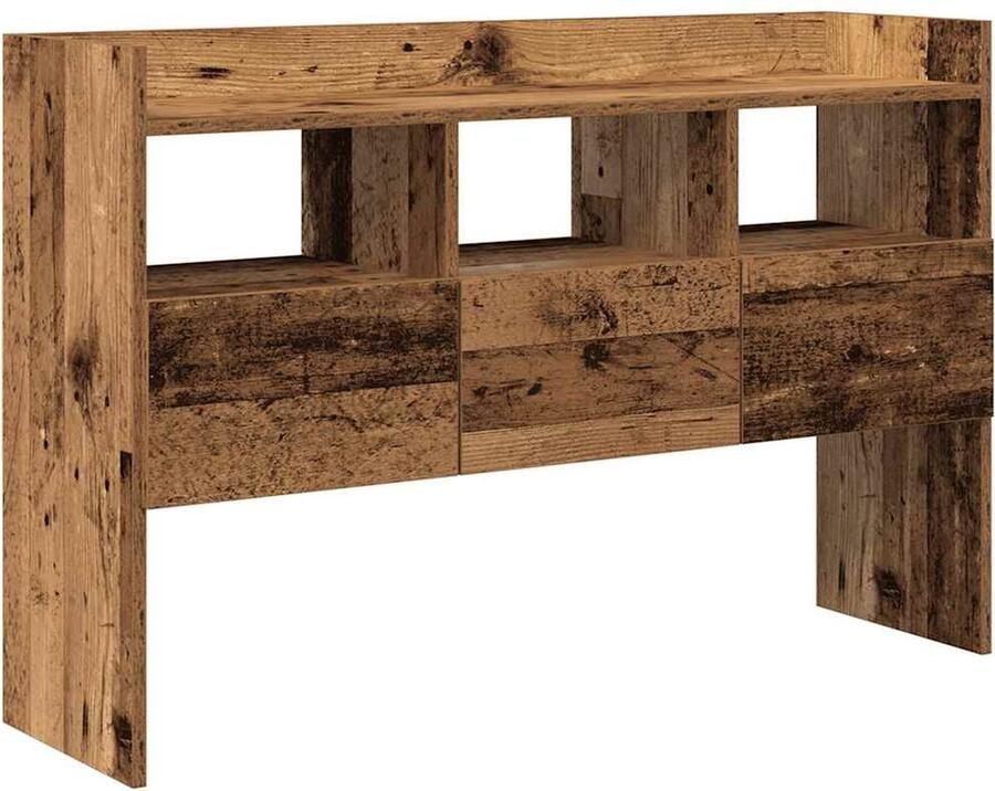 VidaXL Dressoir 105x30x70 cm bewerkt hout oud houtkleurig