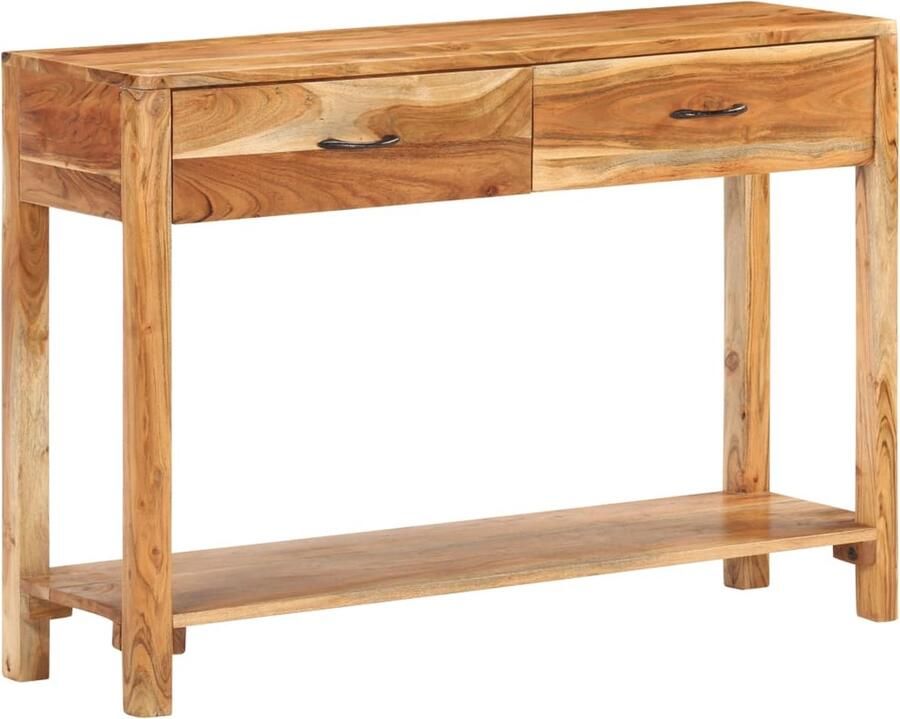 VidaXL Dressoir 110x30x75 cm massief acaciahout