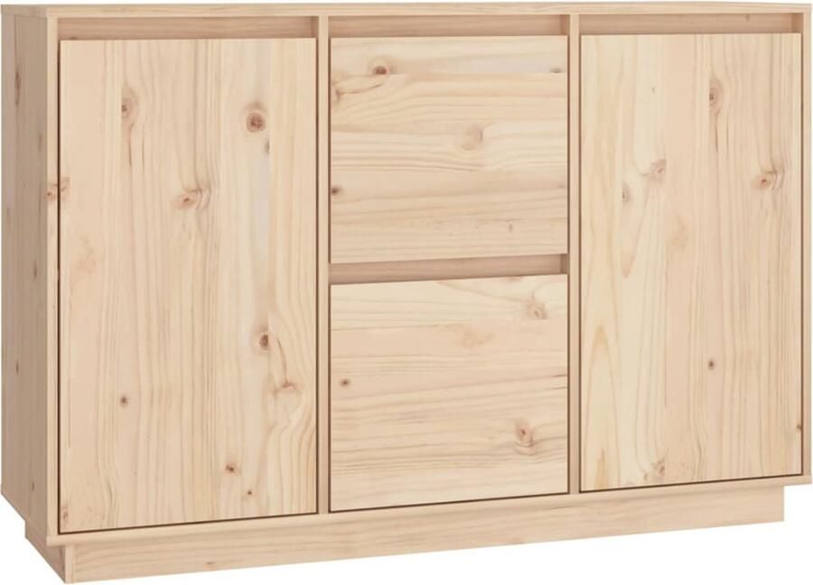 VidaXL Dressoir 111x34x75 cm massief grenenhout