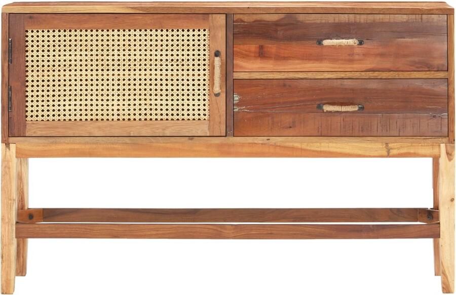 VidaXL Dressoir 118x30x76 cm Gerecycled hout Dressoir Vintage Dressoir Landelijk Dressoir Retro Dressoir Houten Dressoir - Foto 3