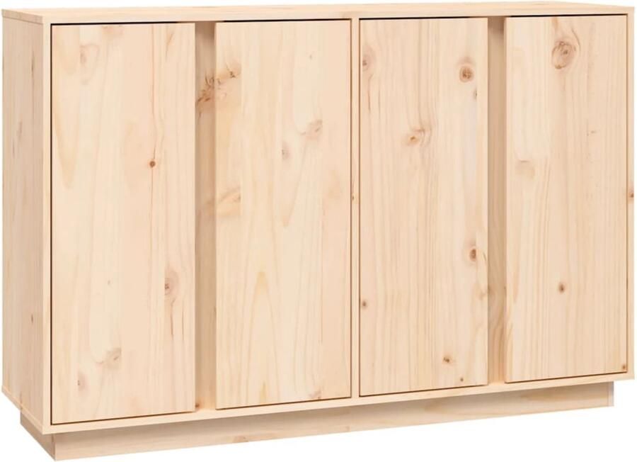 VidaXL Dressoir 120x35x80 cm Massief Grenenhout Dressoir Houten Dressoir Vintage Dressoir Landelijk Dressoir Salontafel