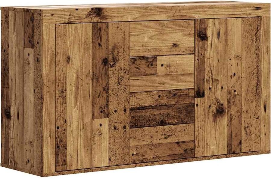 VidaXL Dressoir 120x36x69 cm bewerkt hout oud houtkleurig