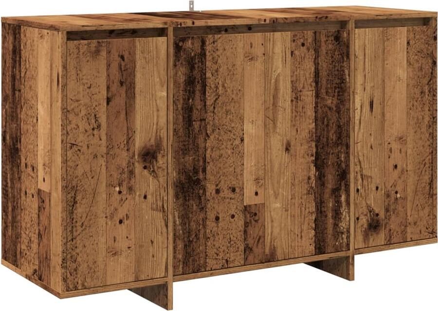 VidaXL Dressoir 120x41x75 cm bewerkt hout oud houtkleurig