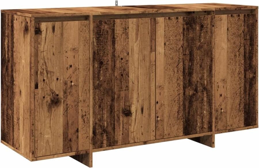 VidaXL Dressoir 135x41x75 cm Oud Hout Dressoir Houten Dressoir Vintage Dressoir Opbergmeubel Salontafel - Foto 2