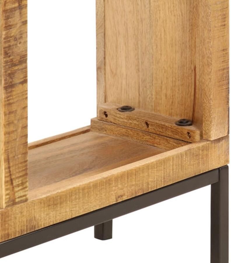 VidaXL Dressoir 160x25x95 cm massief mangohout