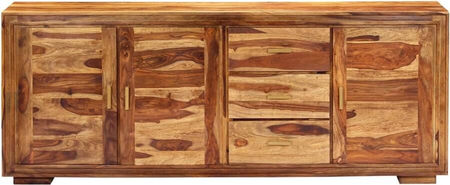VidaXL Dressoir 200x40x80 cm massief sheeshamhout