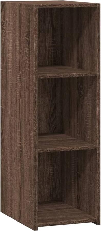 VidaXL Dressoir 30x41x93 cm bewerkt hout bruin eikenkleur