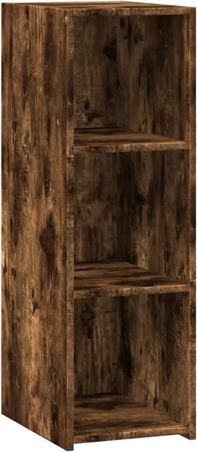 VidaXL Dressoir 30x41x93 cm bewerkt hout gerookt eikenkleurig