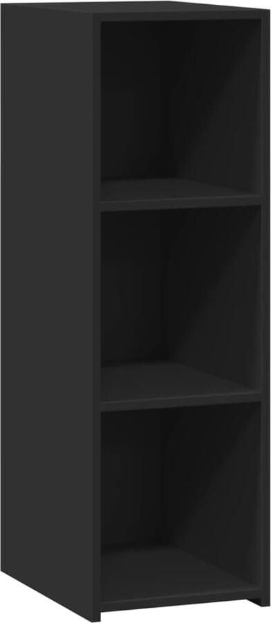 VidaXL Dressoir 30x41x93 cm bewerkt hout zwart