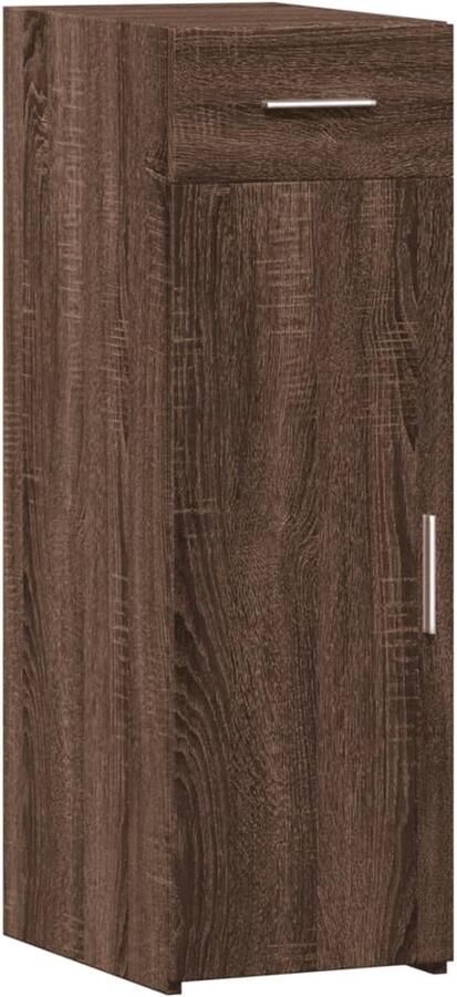 VidaXL Dressoir Bruin Eiken 30x42 5x93 cm Dressoir Houten Dressoir Woonkamermeubels Opbergkast Vintage Dressoir - Foto 2