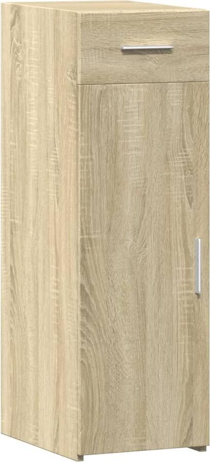 VidaXL Dressoir 30x42 5x93 cm bewerkt hout sonoma eikenkleurig