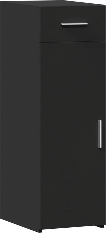 VidaXL Dressoir Zwart Bewerkt hout 30x42 5x93 cm Dressoir Houten Dressoir Vintage Dressoir Opbergmeubel Salontafel