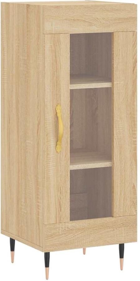 VidaXL Dressoir Sonoma Eiken 34 5x34x90 cm Dressoir Salontafel Houten Dressoir Vintage Dressoir Landelijk Dressoir