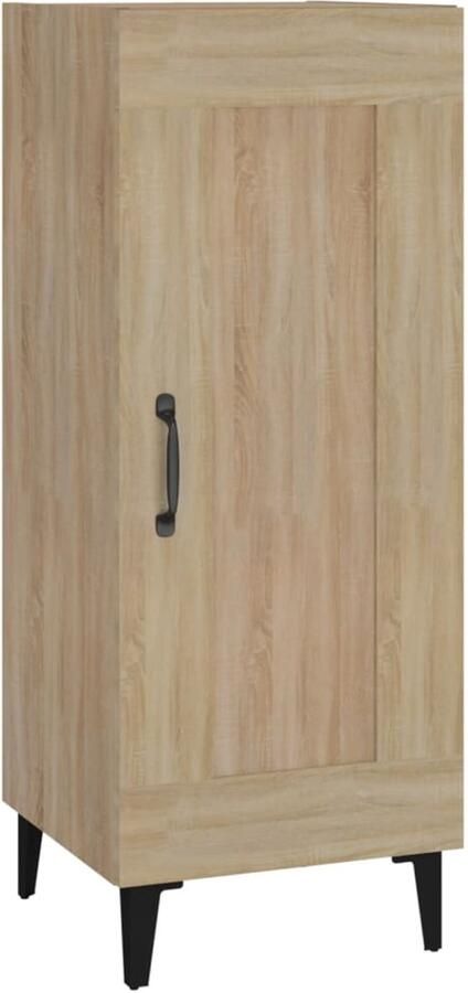 VidaXL Dressoir Sonoma Eiken 34 5x34x90 cm Dressoir Salontafel Houten Dressoir Tv Tafel Opslagmeubilair