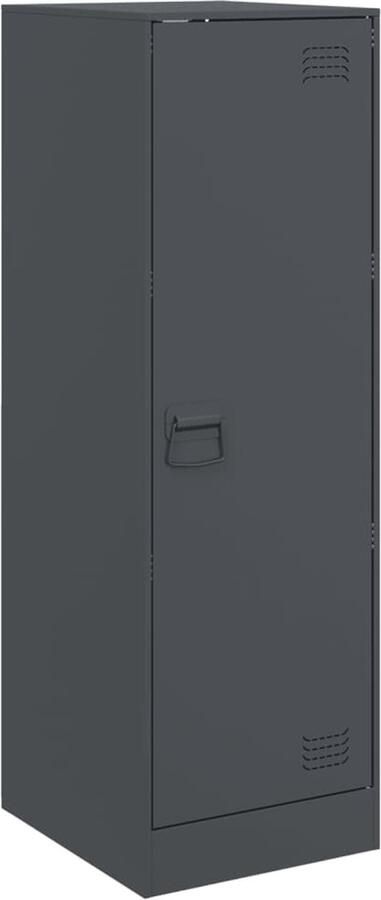 VidaXL -Dressoir-34 5x39x107-cm-staal-antracietkleurig