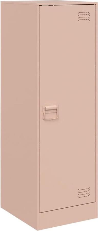 VidaXL -Dressoir-34 5x39x107-cm-staal-roze