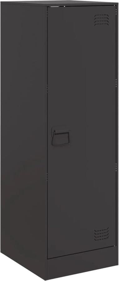 VidaXL -Dressoir-34 5x39x107-cm-staal-zwart