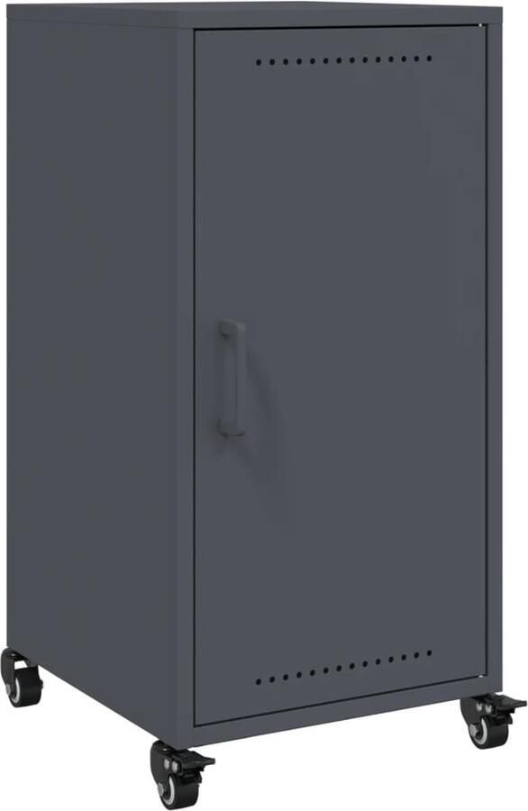 VidaXL Stalen Dressoir Antraciet 36x39x72 cm Dressoir Staaldraad Dressoir Metalen Dressoir Opbergmeubel Salontafel - Foto 2