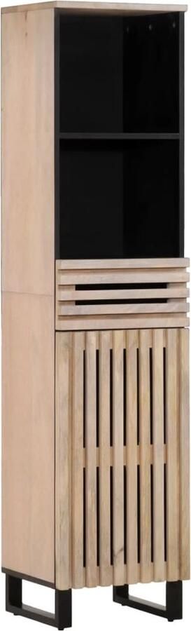VidaXL Dressoir 38x34x160 cm massief mangohout