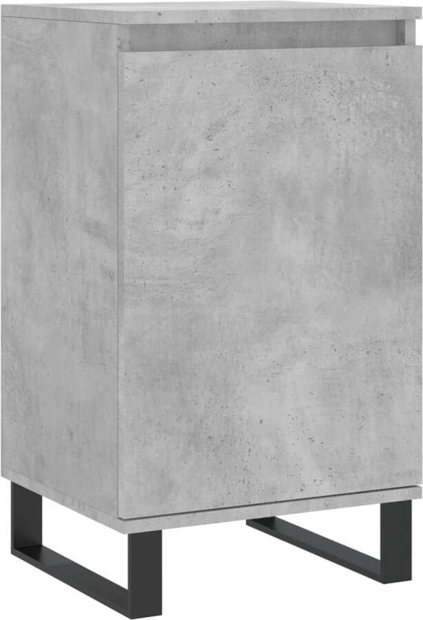 VidaXL -Dressoir-40x35x70-cm-bewerkt-hout-betongrijs - Foto 5
