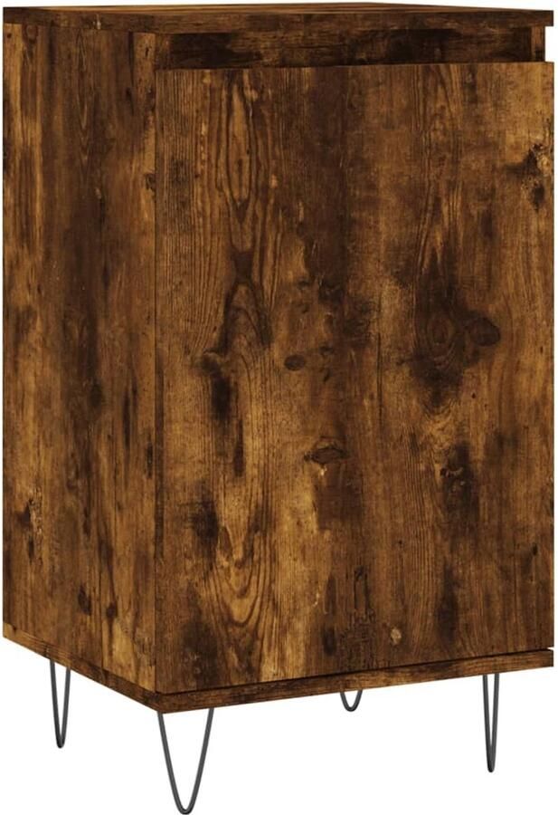 VidaXL Dressoir Gerookt Eiken 40x35x70 cm Dressoir Houten Dressoir Vintage Dressoir Landelijk Dressoir Modern Dressoir - Foto 3