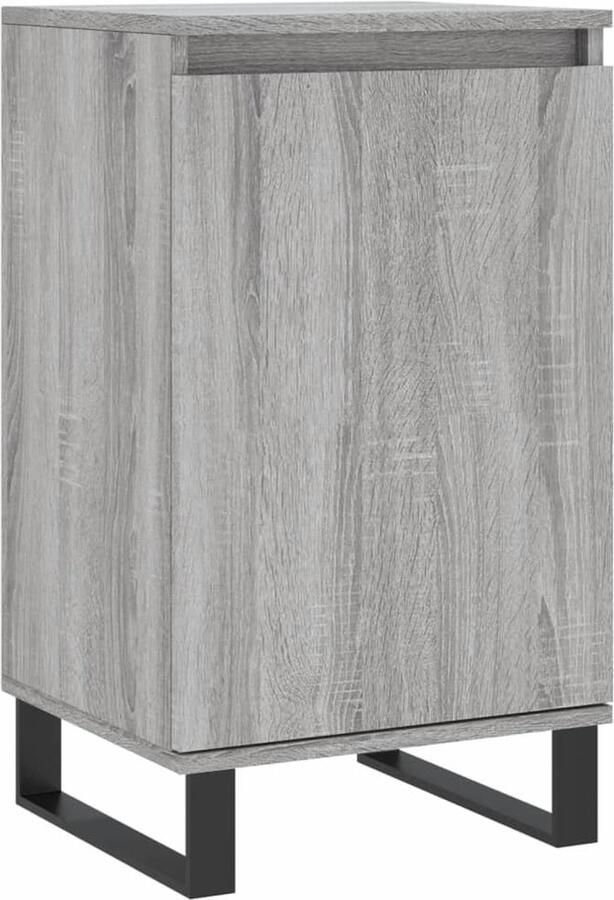 VidaXL -Dressoir-40x35x70-cm-bewerkt-hout-grijs-sonoma - Foto 5