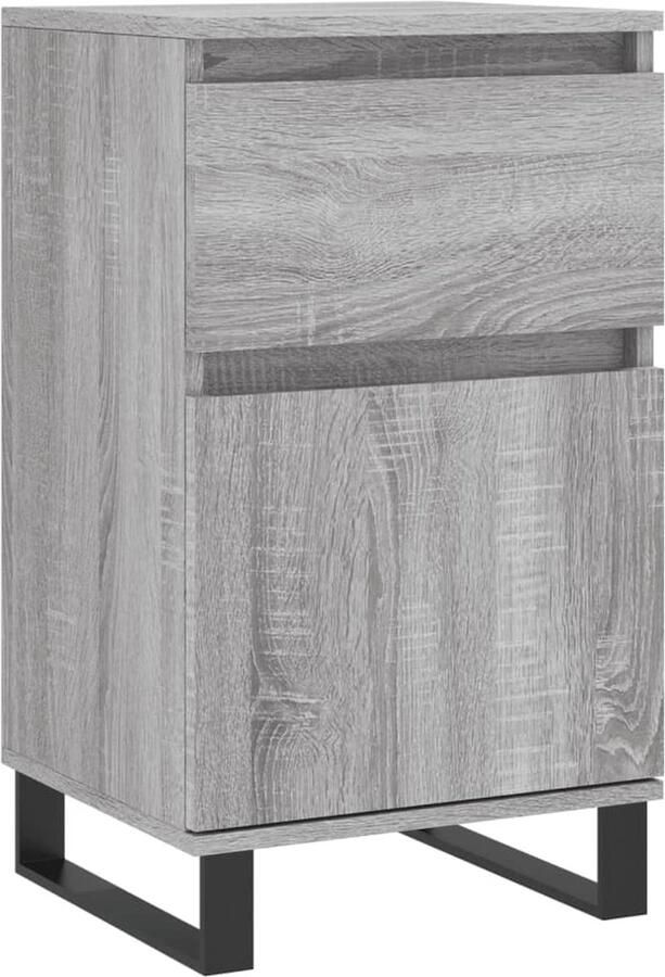 VidaXL -Dressoir-40x35x70-cm-bewerkt-hout-grijs-sonoma - Foto 7