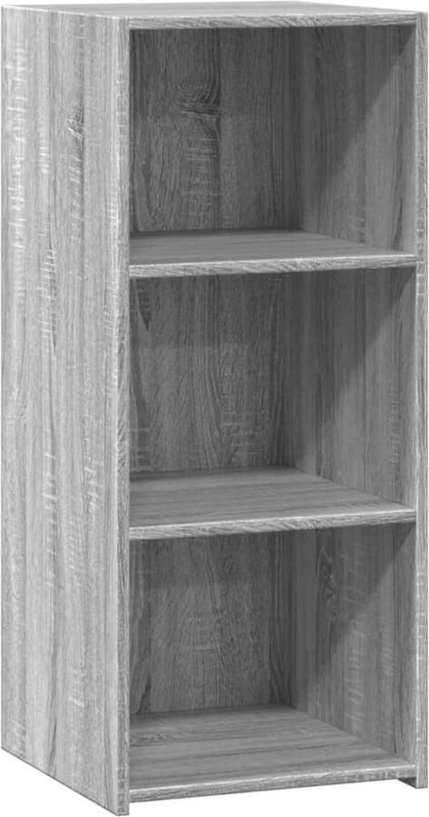 VidaXL Dressoir 40x41x93 cm bewerkt hout grijs sonoma eikenkleurig