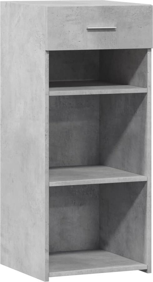 VidaXL Dressoir 40x42 5x93 cm bewerkt hout betongrijs