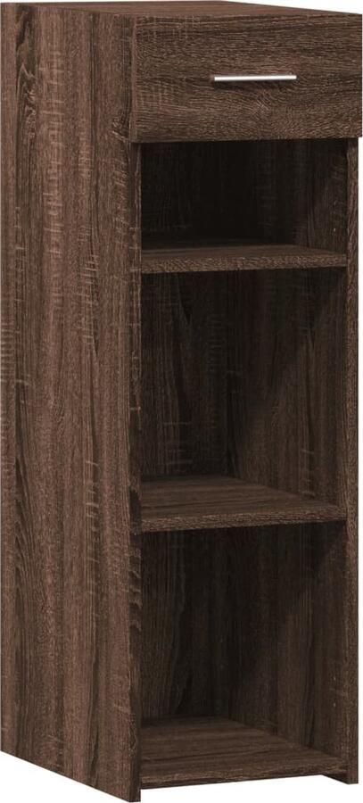 VidaXL Dressoir 40x42 5x93 cm bewerkt hout bruin eikenkleur
