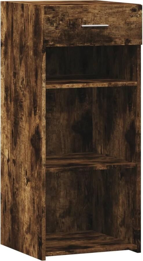 VidaXL Dressoir 40x42 5x93 cm bewerkt hout gerookt eikenkleurig