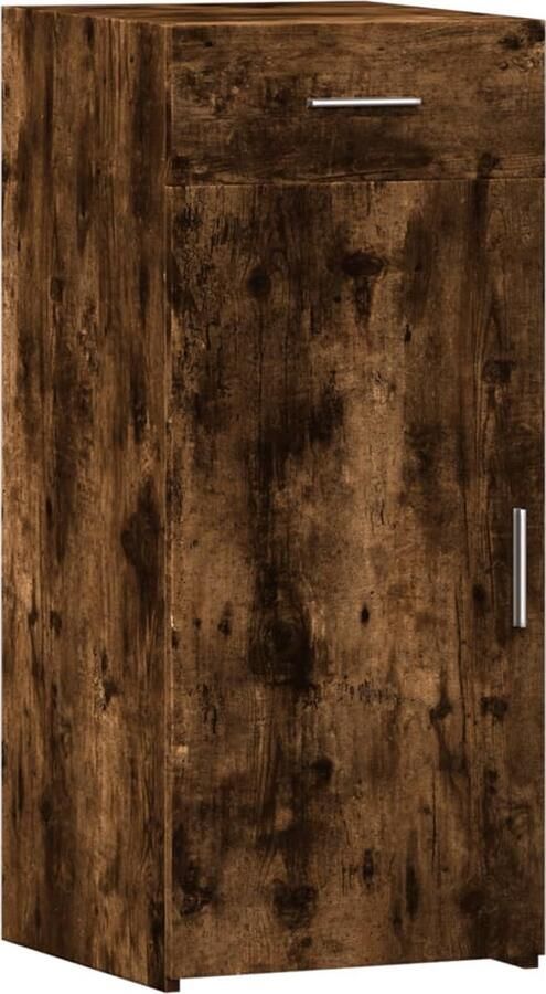 VidaXL Dressoir 40x42 5x93 cm bewerkt hout gerookt eikenkleurig