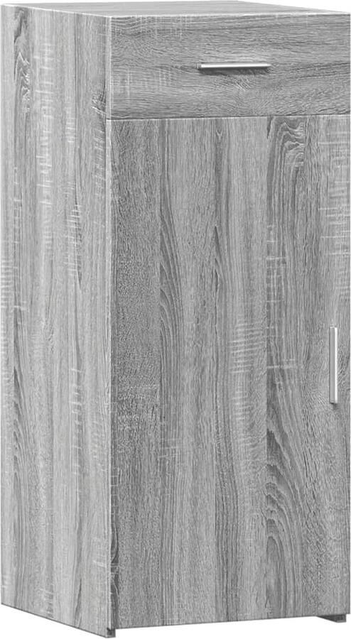 VidaXL Dressoir 40x42 5x93 cm bewerkt hout grijs sonoma eikenkleur