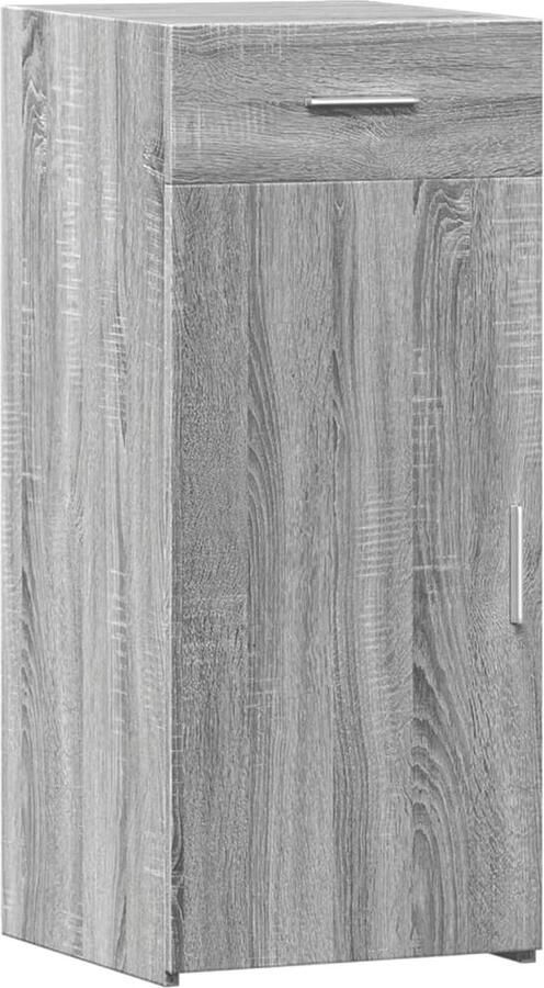 VidaXL Dressoir 40x42 5x93 cm Grijs Sonoma Eiken Dressoir Scandinavisch Design Houten Dressoir Grijze Dressoir Opbergkast - Foto 2