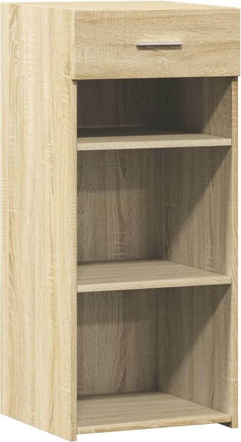 VidaXL Dressoir 40x42 5x93 cm bewerkt hout sonoma eikenkleurig
