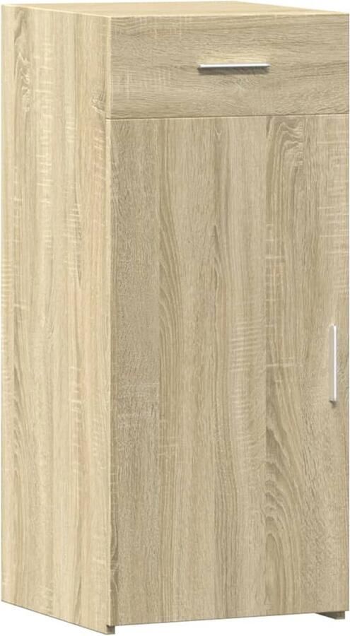 VidaXL Dressoir 40x42 5x93 cm bewerkt hout sonoma eikenkleurig