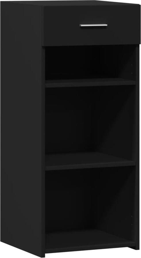 VidaXL Dressoir 40x42 5x93 cm bewerkt hout zwart