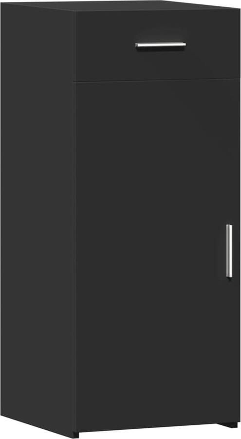 VidaXL Dressoir 40x42 5x93 cm bewerkt hout zwart