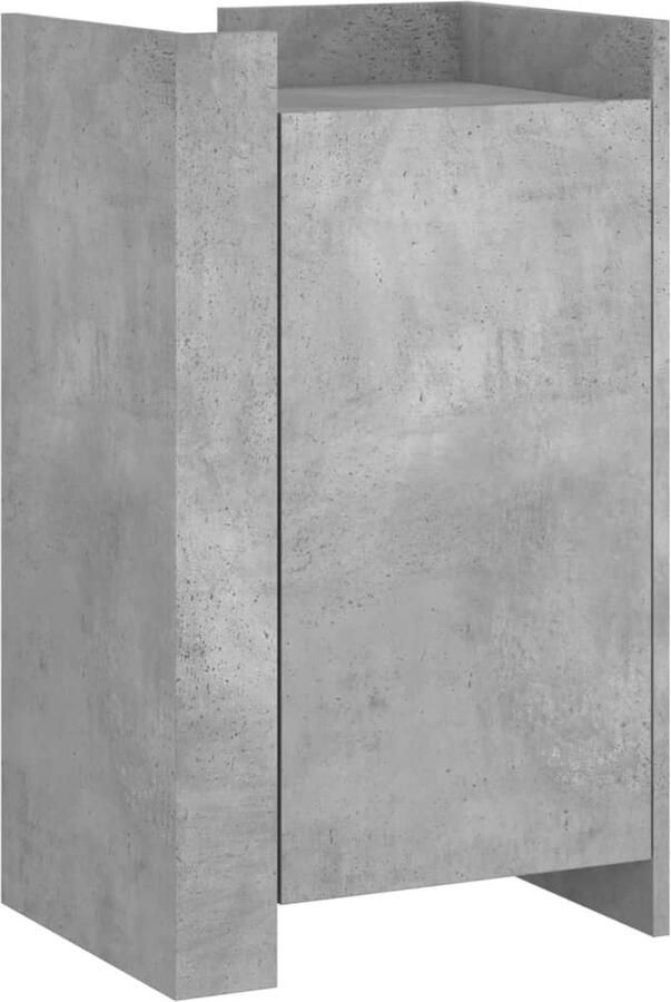 VidaXL Dressoir 45x35x75 cm bewerkt hout betongrijs